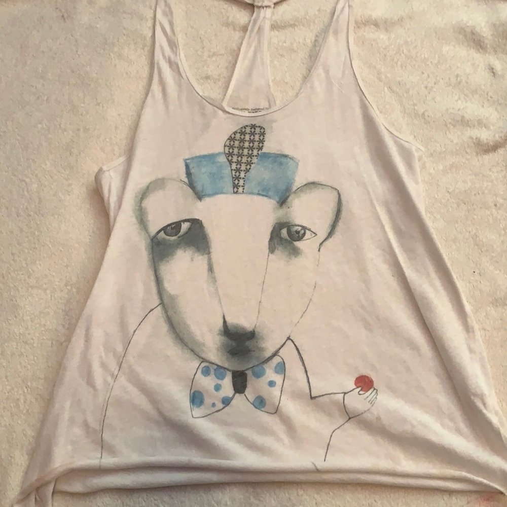 Abstract tank top